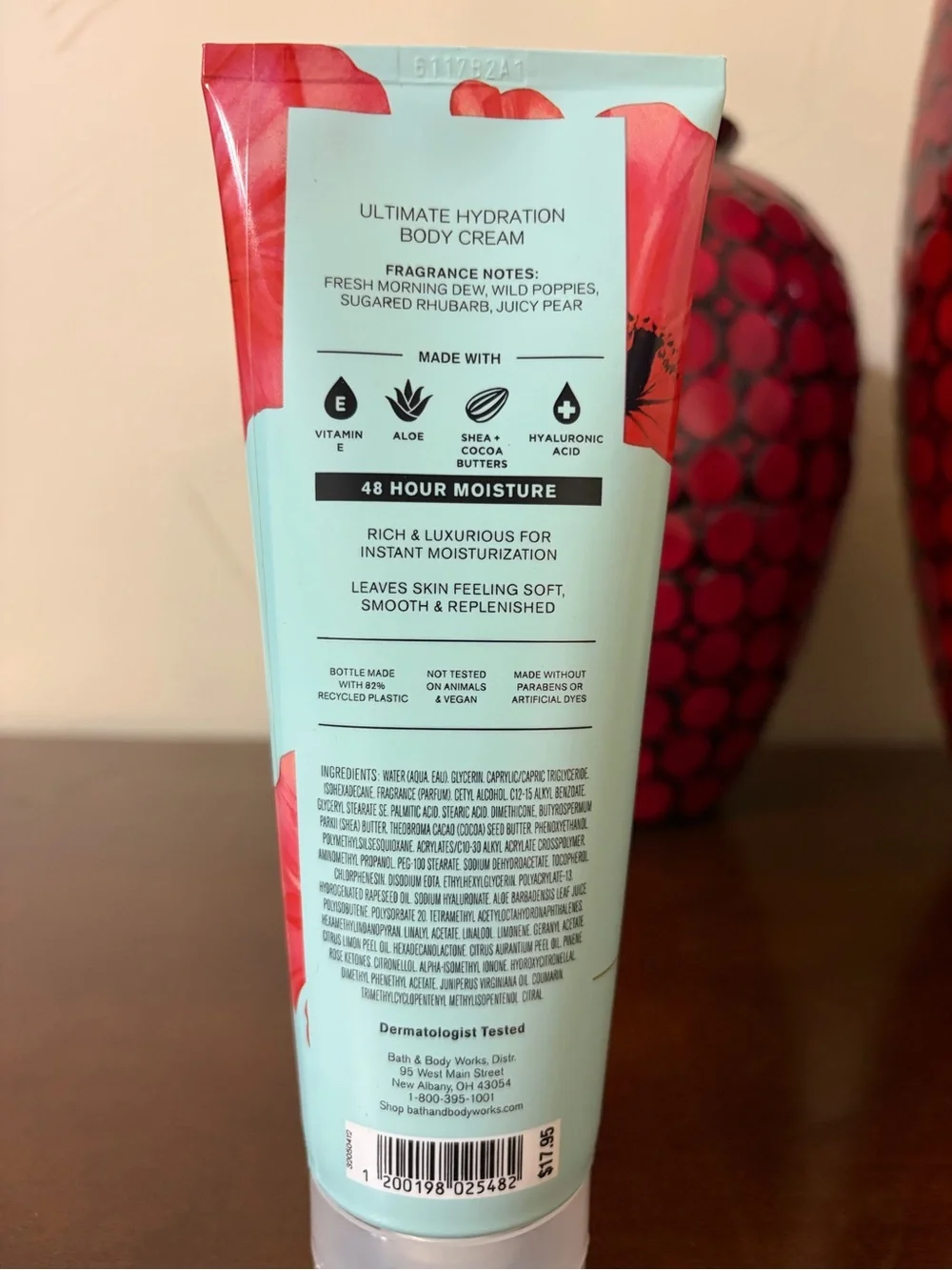 Bath & Body Works Poppy Full Size Trio - Body Wash, Body Lotion, 3 Wick Candle